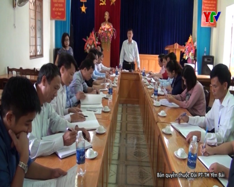 Đoàn kiểm tra việc thực hiện công tác cải cách hành chính năm 2017 tỉnh làm việc với huyện Văn Yên