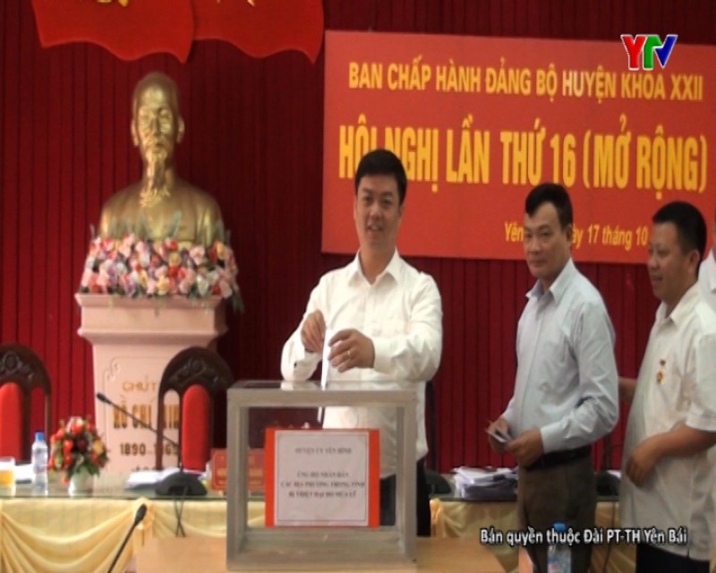 Hội nghị lần thứ 16 - BCH Đảng bộ huyện Yên Bình