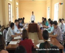 Đ/c Dương Văn Tiến –PCT UBND tỉnh kiểm tra thực hiện Đề án sắp xếp quy mô, mạng lưới trường lớp tại huyện Lục Yên