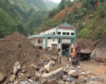 Các nhà máy thủy điện trên địa bàn huyện Trạm Tấu khắc phục hậu quả mưa lũ