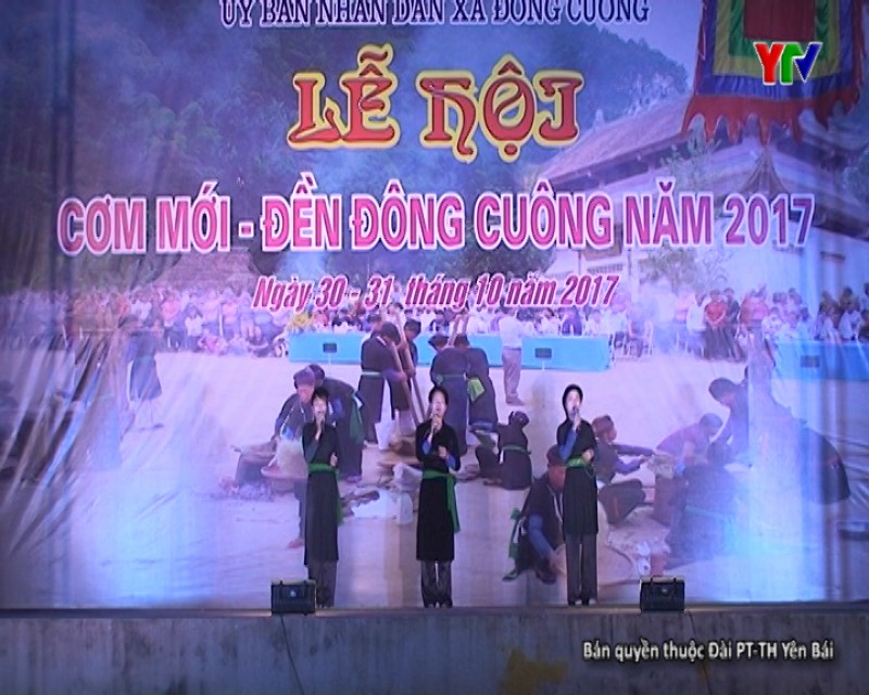 Đền Đông Cuông huyện Văn Yên tổ chức Lễ hội “Cơm mới” năm 2017