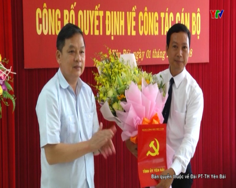 Đồng chí Phạm Tiến Hưng - Phó Trưởng Ban Tổ chức Tỉnh ủy được bổ nhiệm giữ chức Hiệu trưởng Trường Chính trị tỉnh