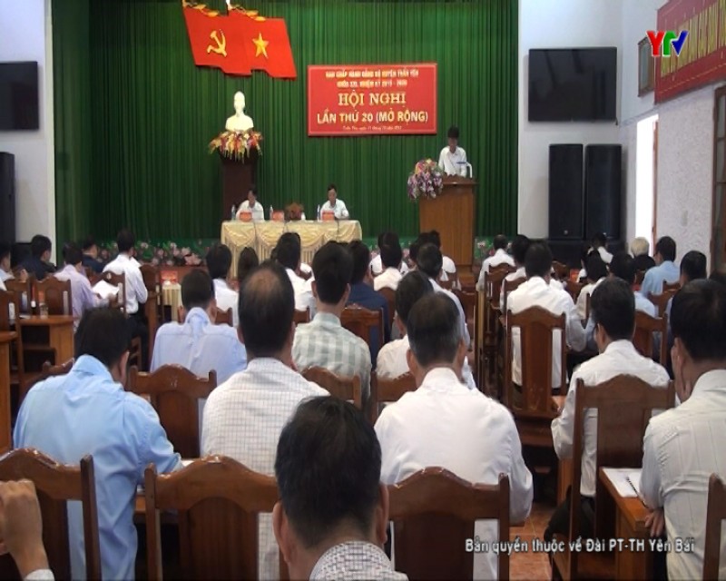 Hội nghị Ban Chấp hành Đảng bộ huyện Trấn Yên lần thứ 20