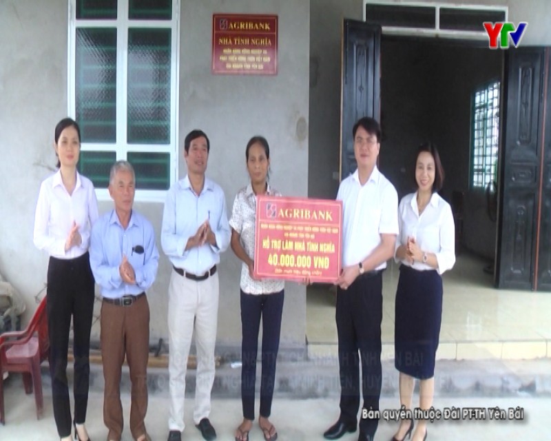 Agribank Yên Bái bàn giao nhà tình nghĩa cho hộ nghèo xã Minh Tiến, huyện Trấn Yên