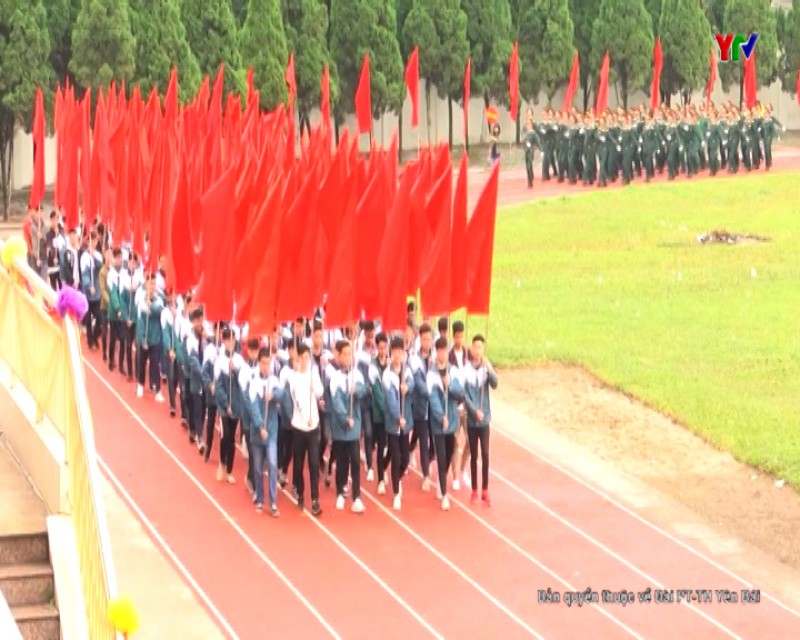 Tổng duyệt Lễ khai mạc Đại hội TDTT tỉnh Yên Bái lần thứ VIII năm 2018