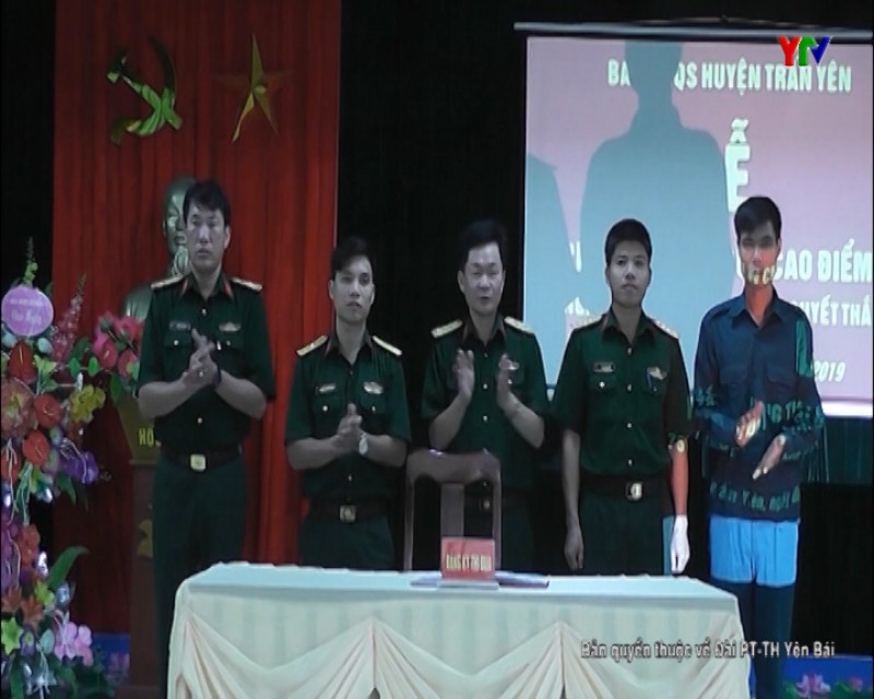 Ban Chỉ huy Quân sự huyện Trấn Yên phát động đợt thi đua cao điểm chào mừng kỷ niệm 75 năm Ngày thành lập Quân đội nhân dân Việt Nam