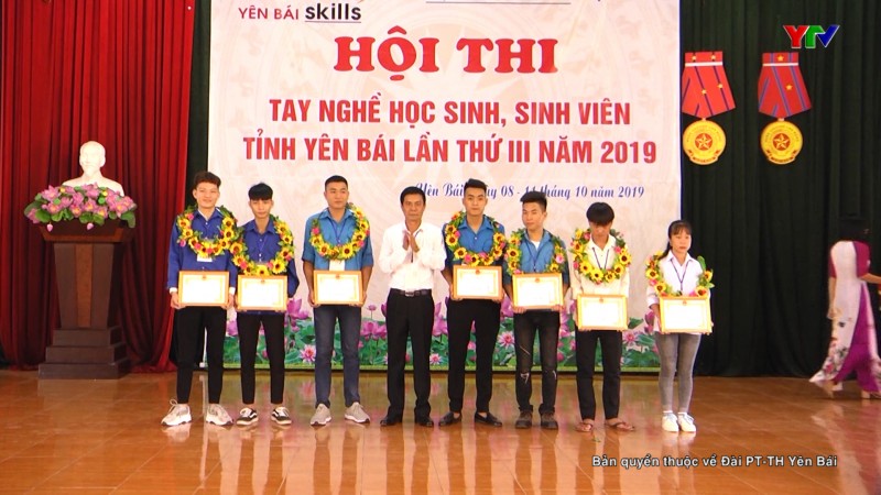 Trao giải Hội thi Tay nghề học sinh, sinh viên lần thứ III năm 2019