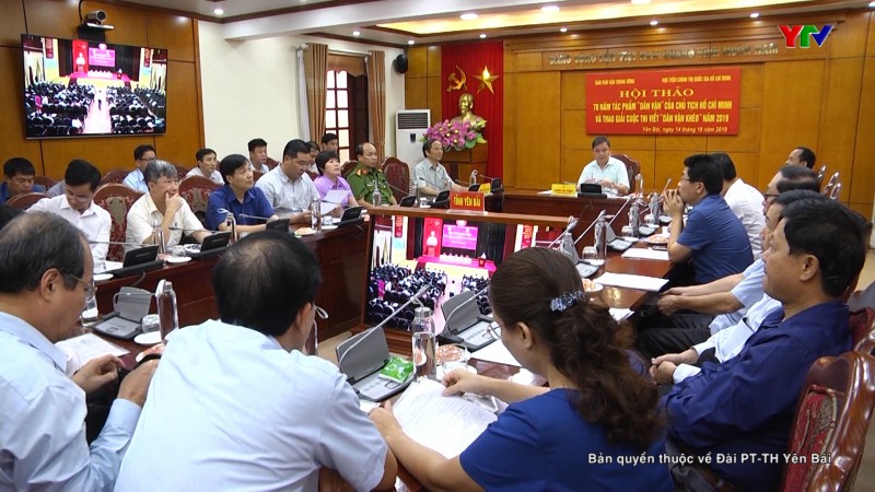Hội thảo trực tuyến 70 năm tác phẩm “Dân vận” của Chủ tịch Hồ Chí Minh và trao giải cuộc thi viết “Dân vận khéo” năm 2019