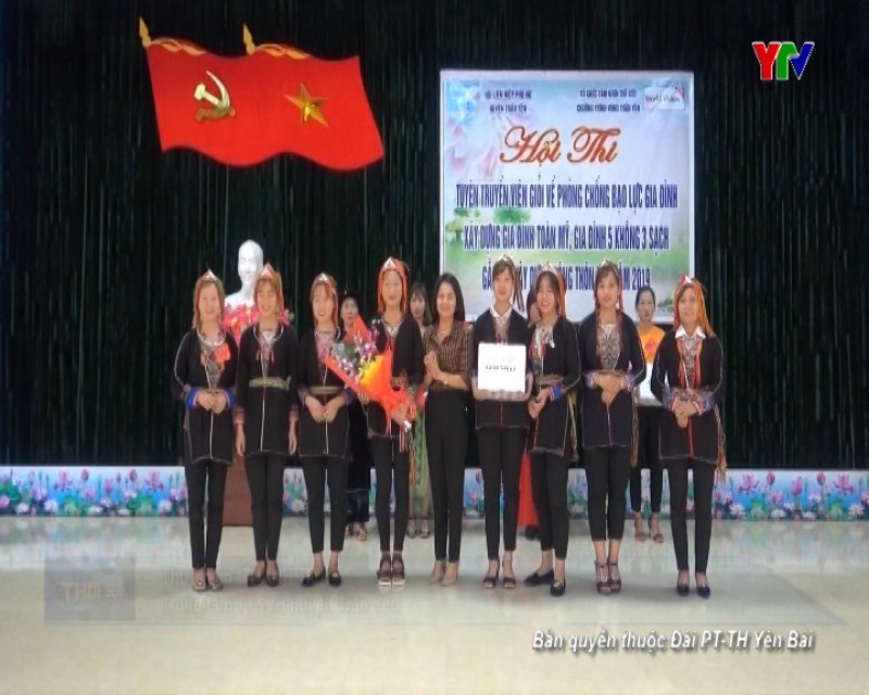 Hội thi tuyên truyền viên giỏi về phòng chống bạo lực gia đình tại xã Kiên Thành, huyện Trấn Yên