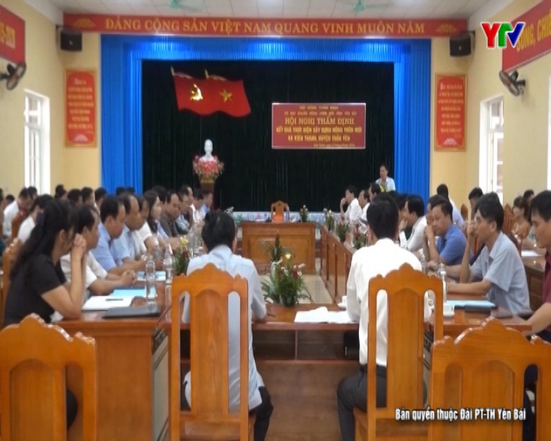 Thẩm định kết quả thực hiện xây dựng nông thôn mới xã Kiên Thành, huyện Trấn Yên