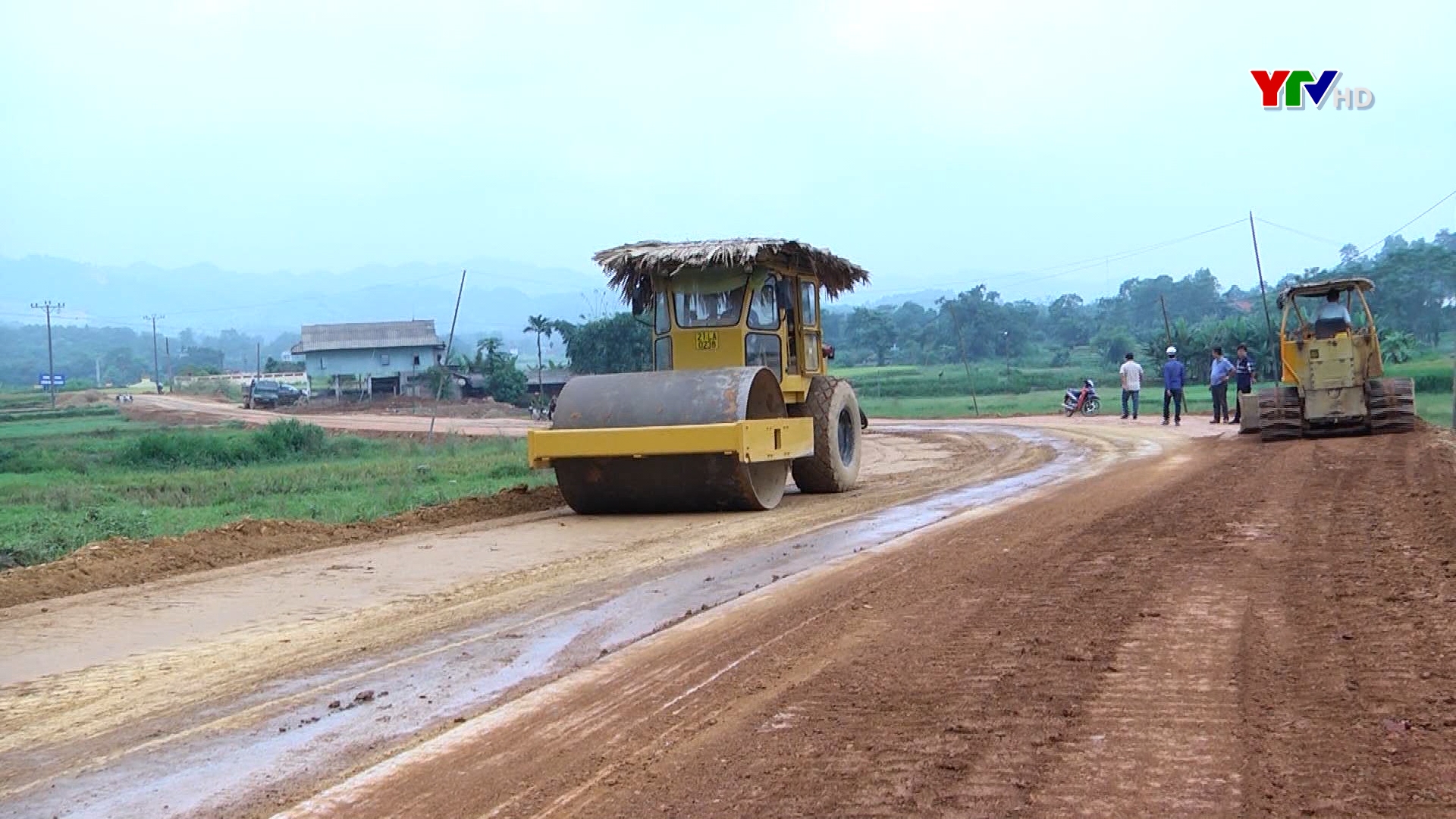 Đẩy nhanh tiến độ thi công tuyến đường từ xã Vân Hội huyện Trấn Yên đi xã Quân Khê tỉnh Phú Thọ.