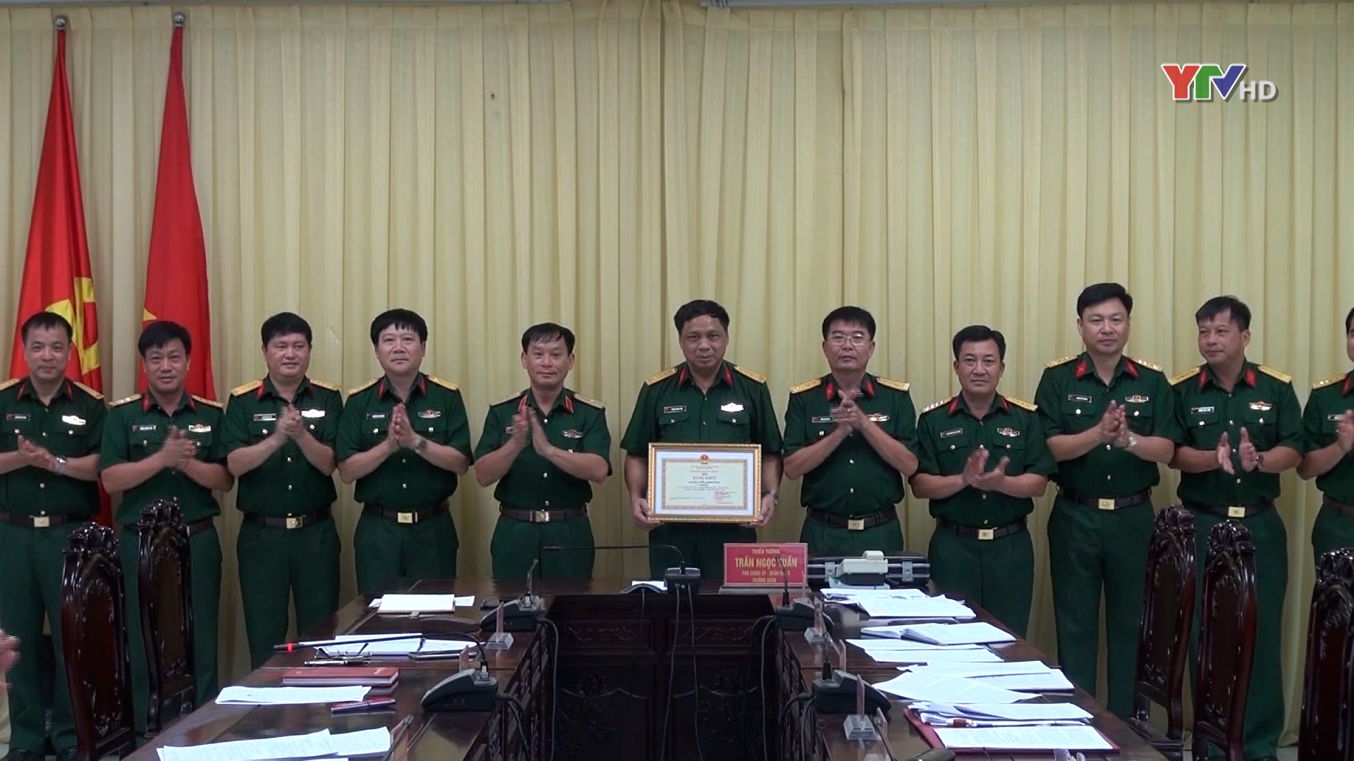 Đoàn công tác Bộ Tư lệnh Quân khu 2 kiểm tra tại Bộ CHQS tỉnh Yên Bái