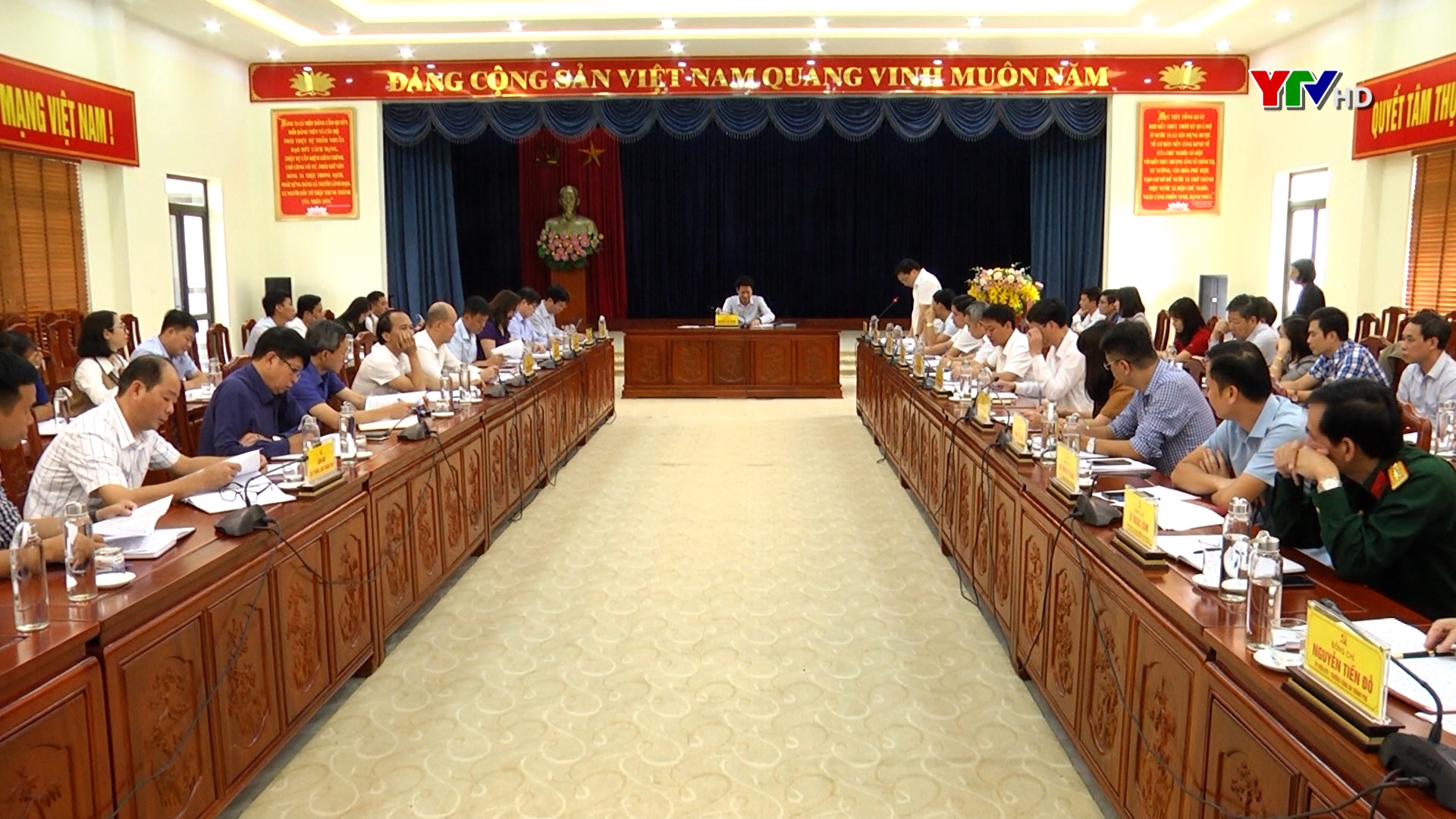 Đồng chí Nguyễn Thế Phước - Phó Chủ tịch Thường trực UBND tỉnh làm việc tại TP Yên Bái