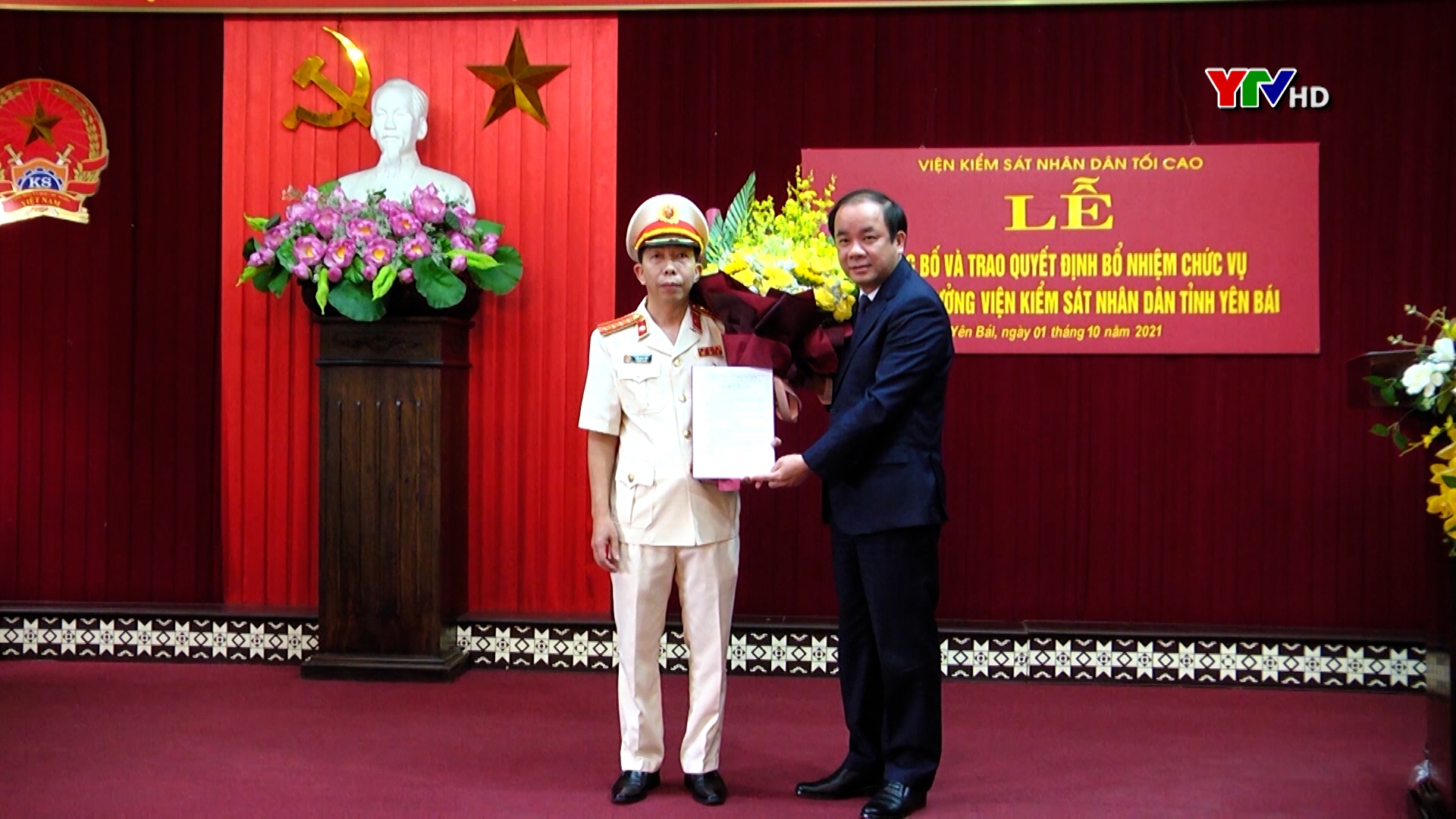 Đồng chí Trần Minh Tuấn được bổ nhiệm giữ chức vụ Phó Viện trưởng Viện Kiểm sát nhân dân tỉnh Yên Bái