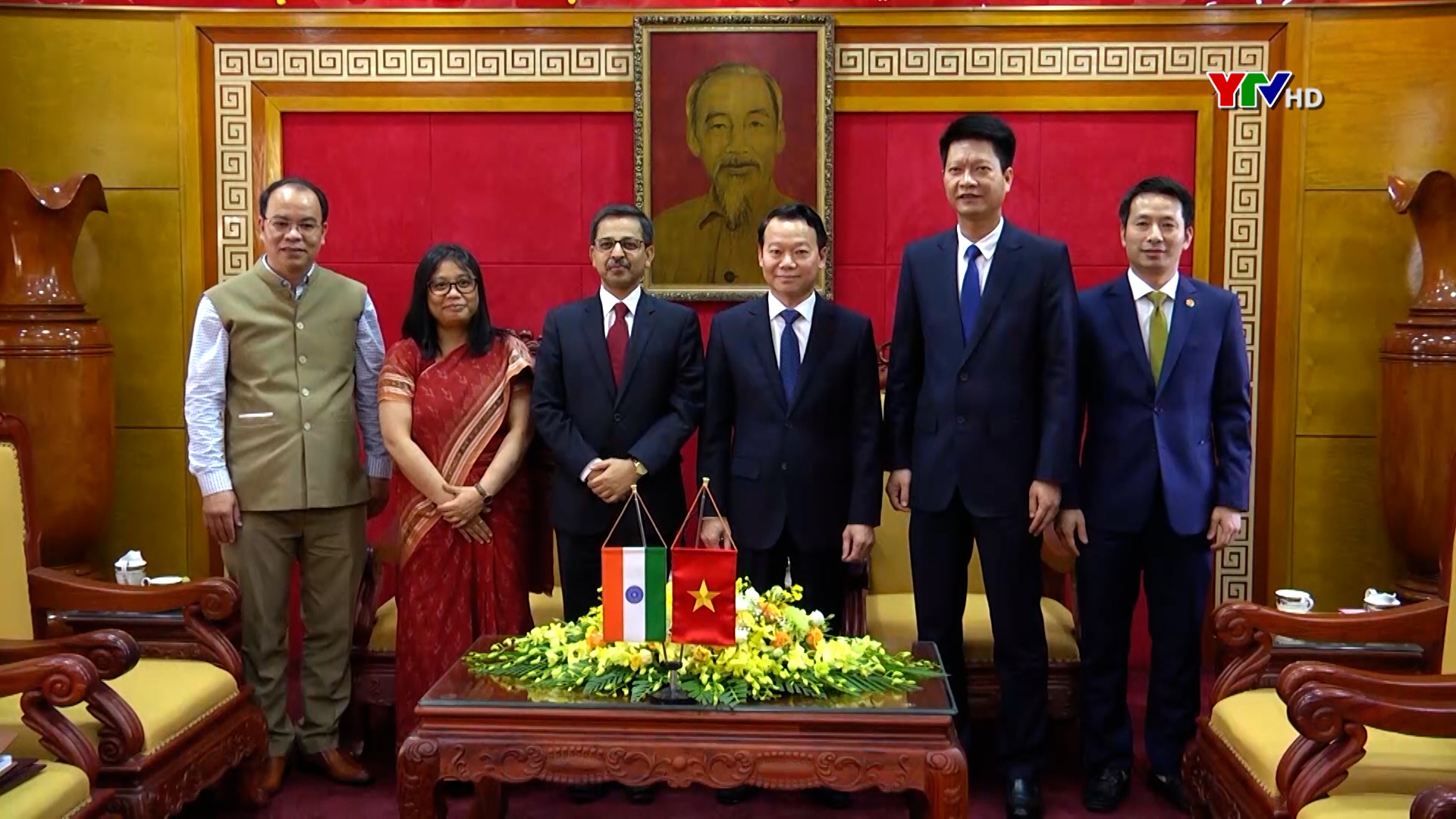 Đoàn Đại sứ quán Ấn Độ tại Việt Nam chào xã giao lãnh đạo tỉnh Yên Bái