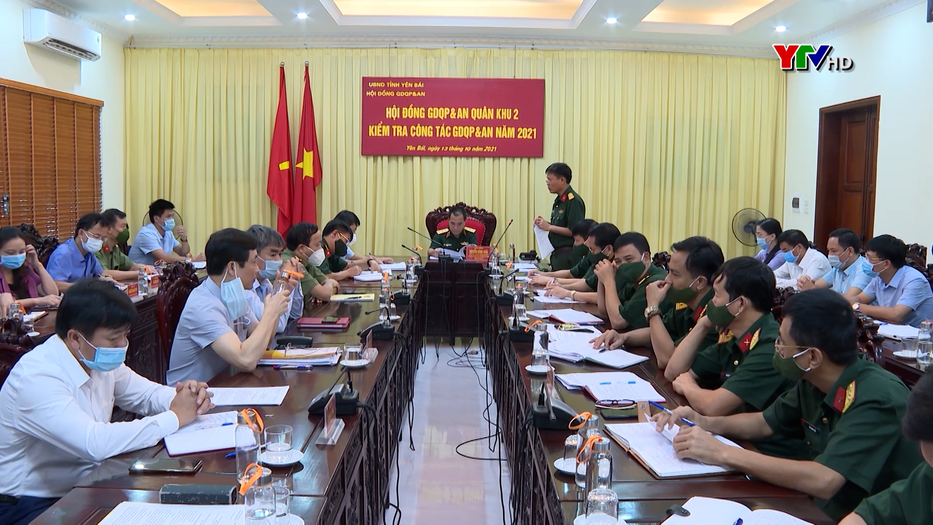 Đoàn công tác của Hội đồng Giáo dục quốc phòng và an ninh Quân khu 2 kiểm tra tại tỉnh Yên Bái.