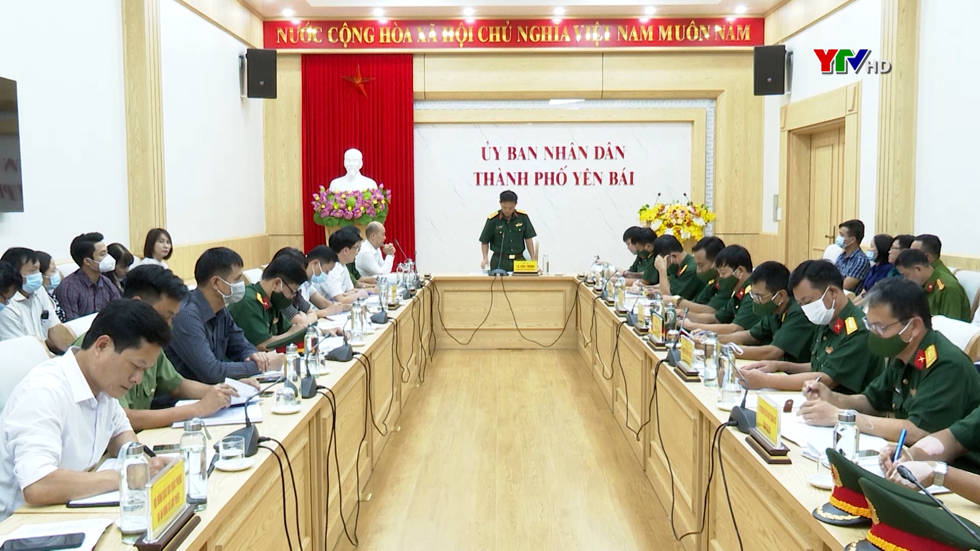 Hội đồng Giáo dục quốc phòng và an ninh Quân khu 2 kiểm tra tại  thành phố Yên Bái