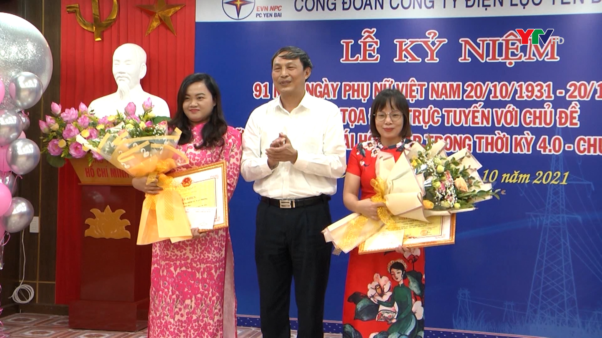 Công ty Điện lực Yên Bái kỷ niệm 91 năm ngày thành lập Hội Liên hiệp Phụ nữ Việt Nam