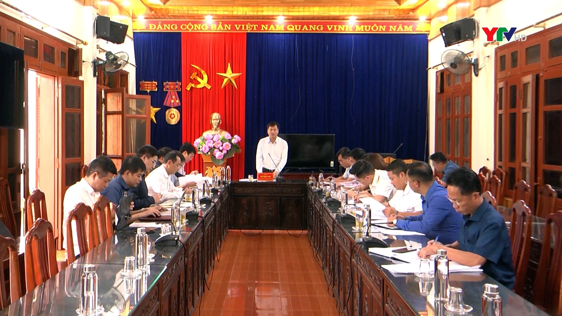 Đồng chí Phó Chủ tịch UBND tỉnh Ngô Hạnh Phúc làm việc tại huyện Mù Cang Chải