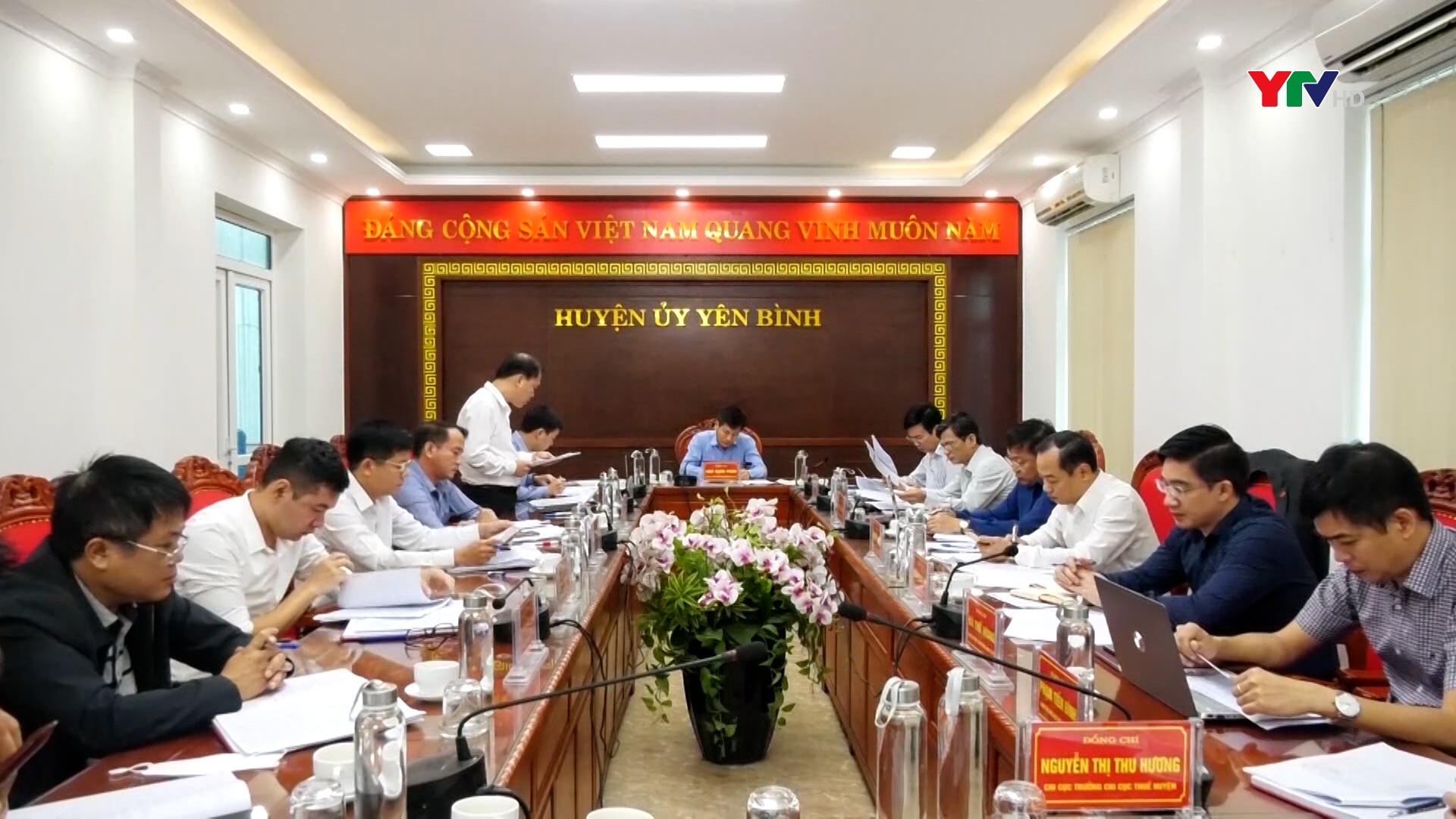 Đồng chí Ngô Hạnh Phúc, Phó Chủ tịch UBND tỉnh làm việc với huyện Yên Bình về giải pháp trong công tác thu ngân sách