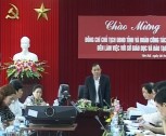 Đ/c Phạm Duy Cường-phó BT tỉnh ủy- chủ tịch UBND tỉnh làm việc với sở giáo dục đào tạo