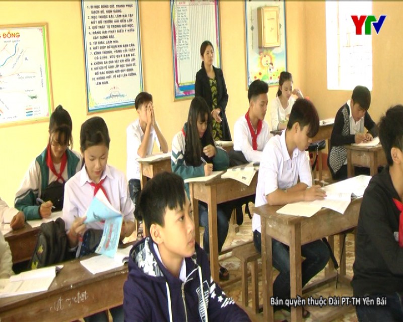 Huyện Trấn Yên sắp xếp trường lớp học