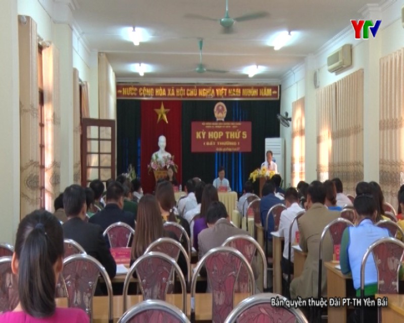 HĐND huyện Văn Chấn tổ chức kỳ họp thứ 5 (bất thường) bầu chức danh Chủ tịch UBND huyện