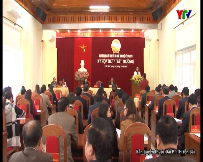 Kỳ họp thứ 7 (bất thường) - HĐND tỉnh Yên Bái khóa XVIII