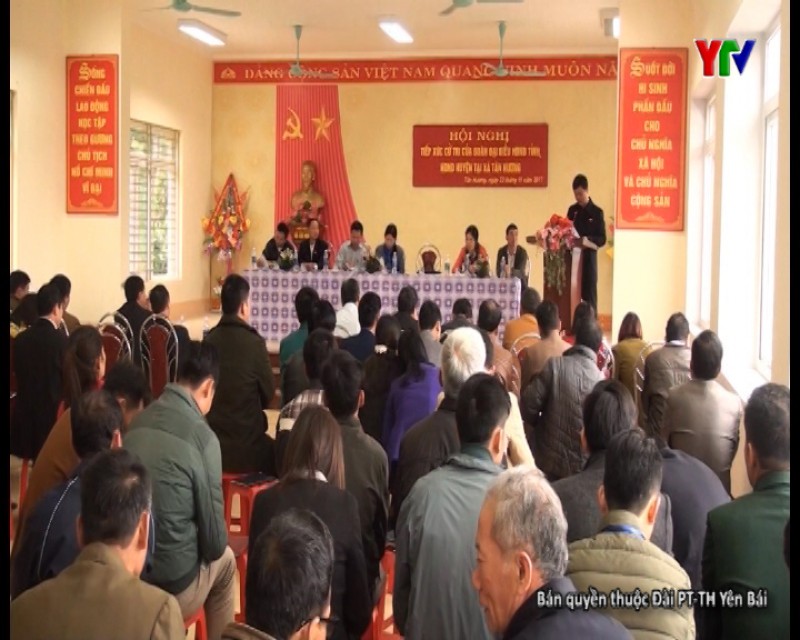 Các tổ đại biểu HĐND tỉnh Yên Bái khóa XVIII tiếp xúc cử tri huyện Yên Bình
