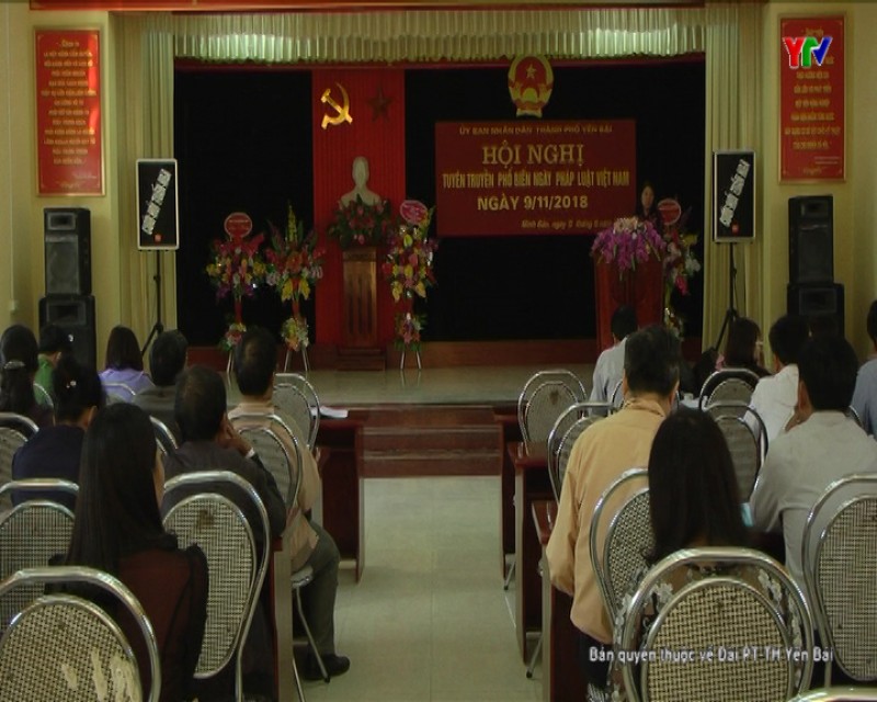 Thành phố Yên Bái tuyên truyền, phổ biến Ngày pháp luật Việt Nam
