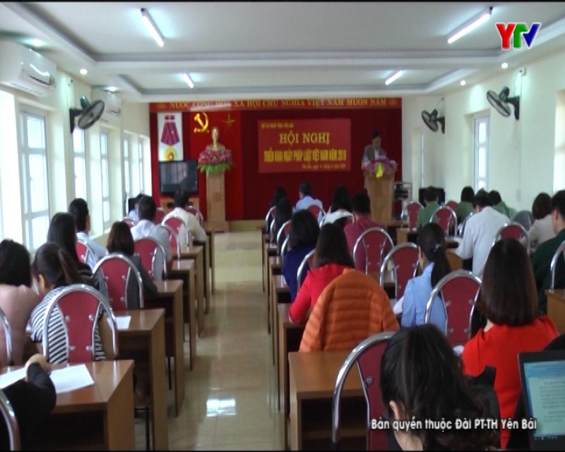 Hội nghị hưởng ứng, triển khai Ngày Pháp luật Việt Nam năm 2018