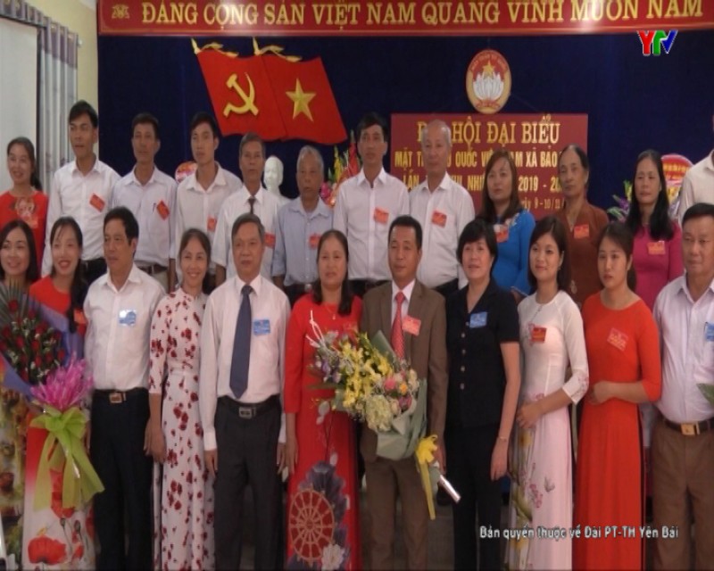 Đại hội đại biểu Mặt trận Tổ quốc xã Bảo Hưng, huyện Trấn Yên lần thứ XIII