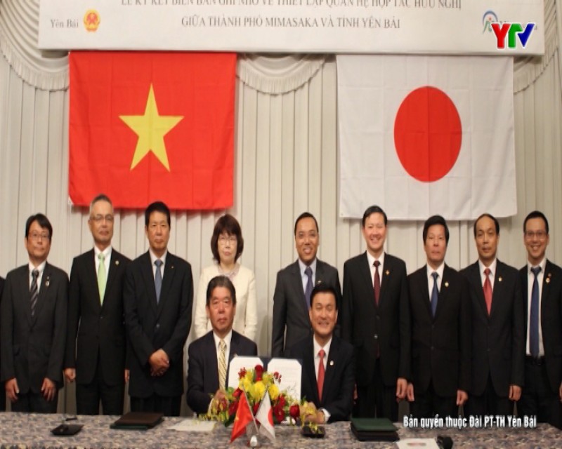 Tỉnh Yên Bái và thành phố Mimasaka (Nhật Bản) ký kết Thỏa thuận hợp tác