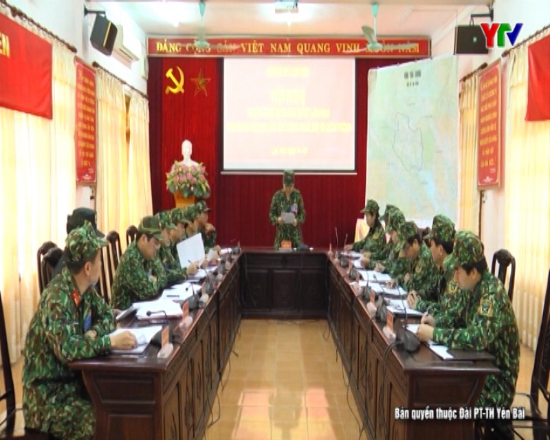 Diễn tập KVPT huyện Lục Yên năm 2019 đạt kết quả xuất sắc