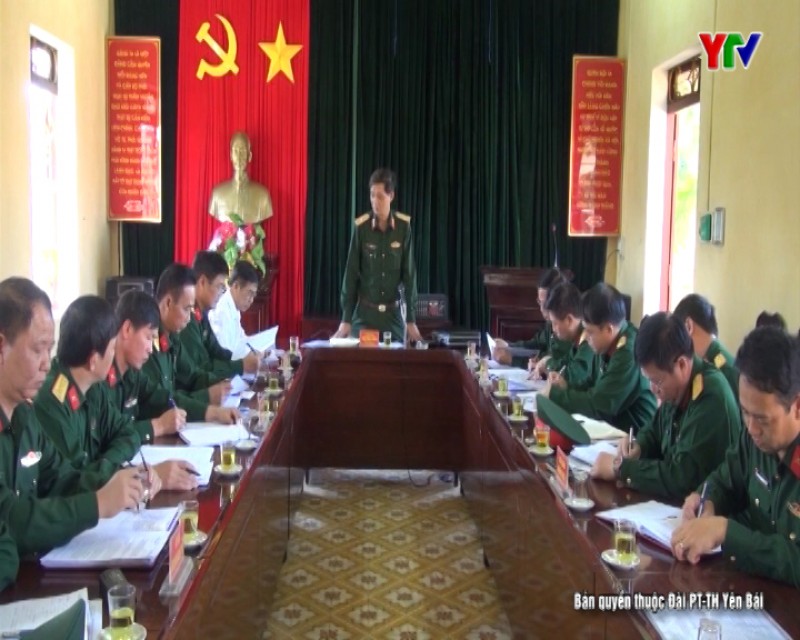 Đoàn công tác của Quân khu 2 kiểm tra tại huyện Văn Chấn và TX Nghĩa Lộ