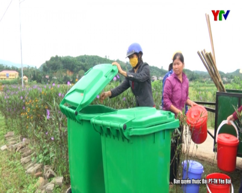 Ra mắt mô hình phân loại, thu gom, xử lý chất thải rắn sinh hoạt tại xã Việt Thành, huyện Trấn Yên