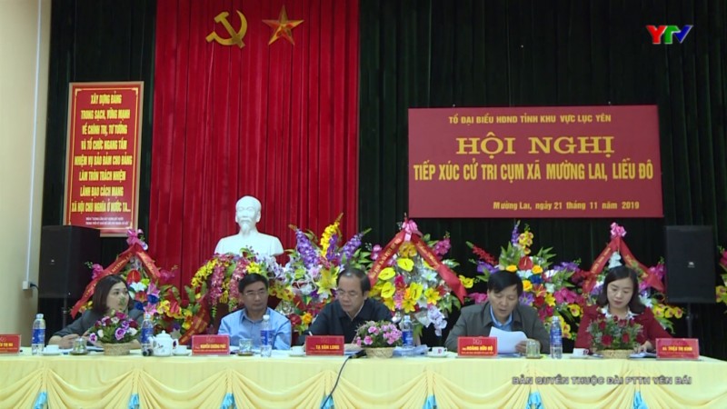 Tổ đại biểu HĐND tỉnh tiếp xúc cử tri huyện Lục Yên