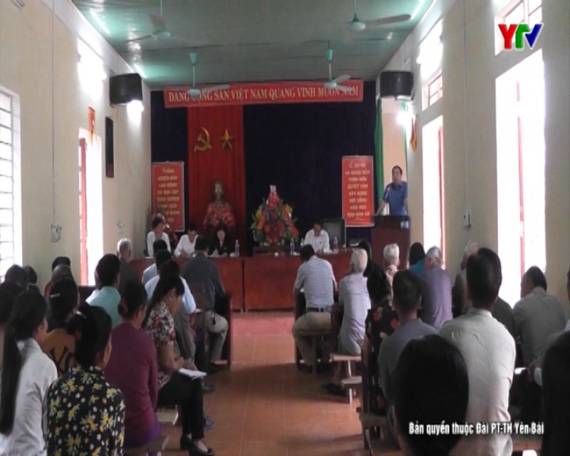 Tổ đại biểu HĐND tỉnh tiếp xúc cử tri huyện Yên Bình