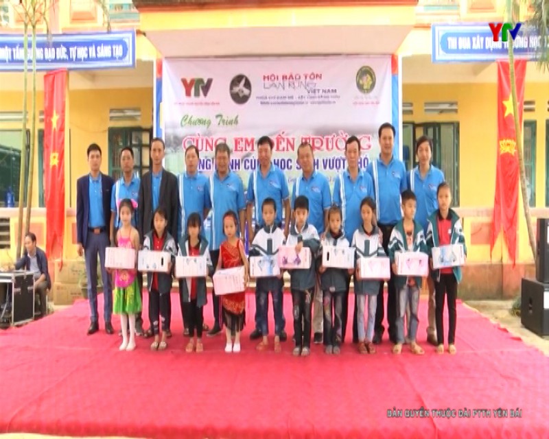 Chương trình “Cùng em đến trường - Đồng hành cùng học sinh vượt khó” tại Trường TH&THCS Tân Nguyên, Yên Bình