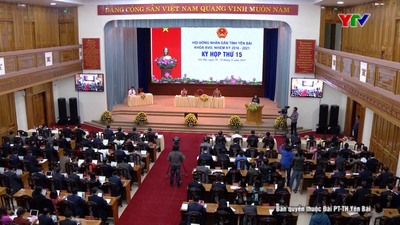 Khai mạc Kỳ họp thứ 15 - Hội đồng nhân dân tỉnh Yên Bái khóa XVIII