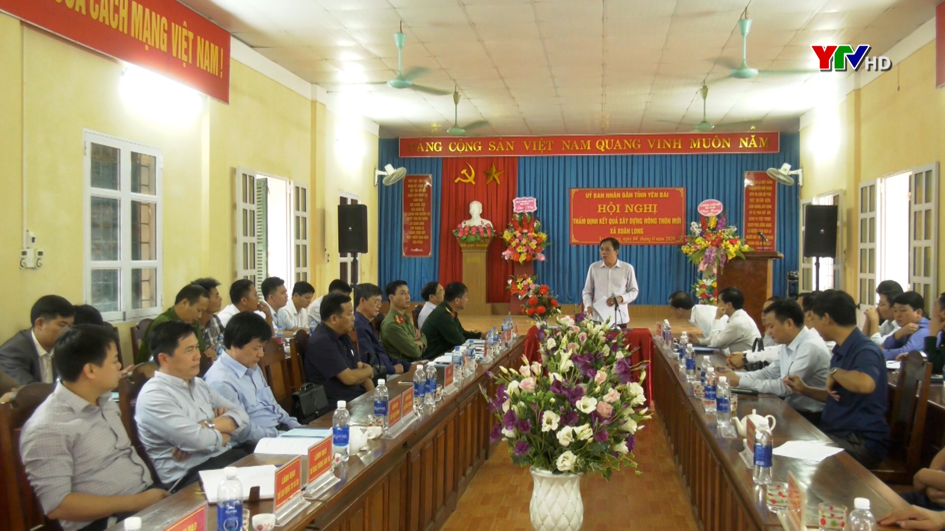 Thẩm định kết quả xây dựng nông thôn mới tại xã Xuân Long, huyện Yên Bình