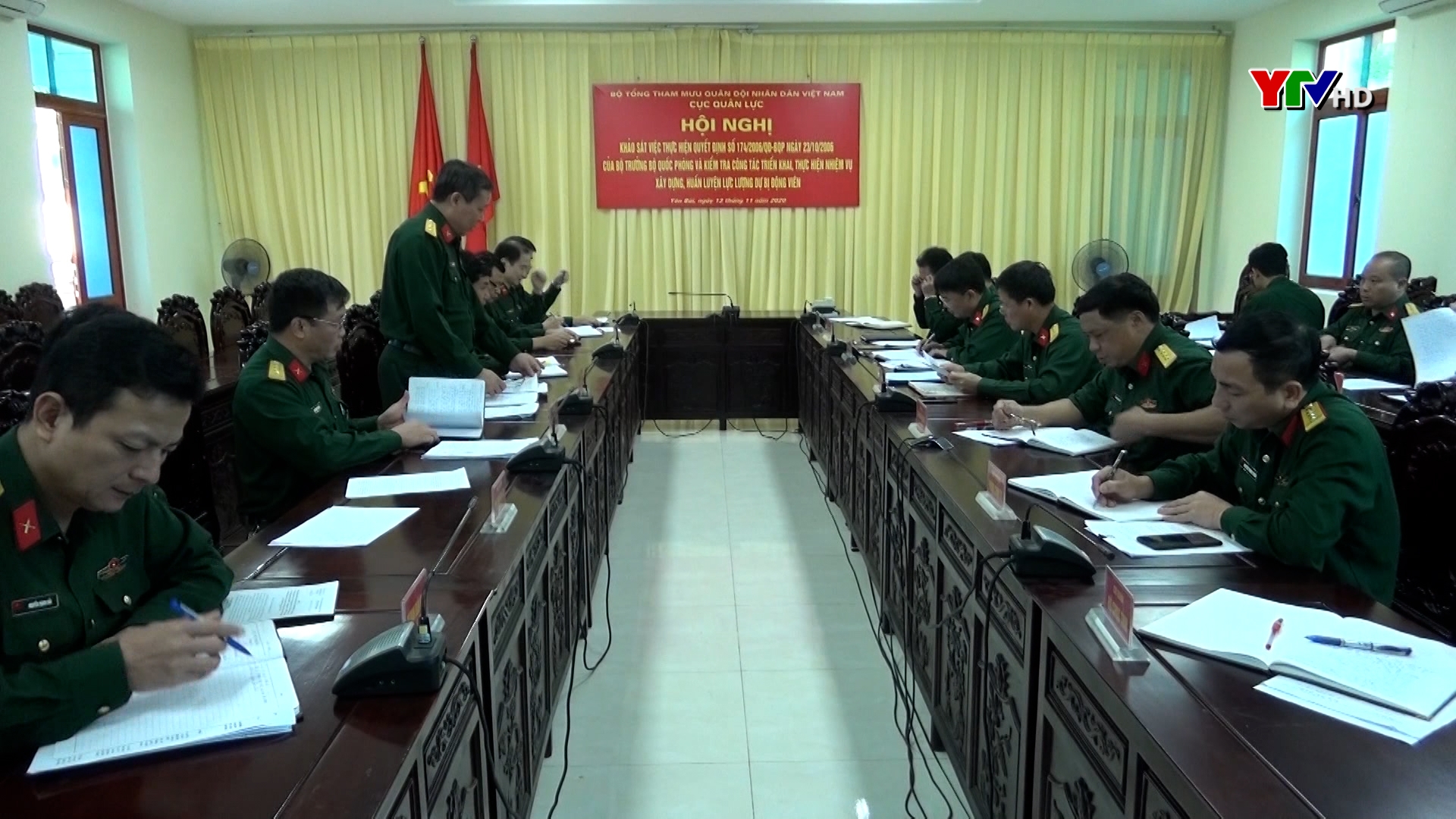 Đoàn công tác của Cục Quân lực, Bộ Tổng Tham mưu kiểm tra tại Bộ CHQS tỉnh Yên Bái