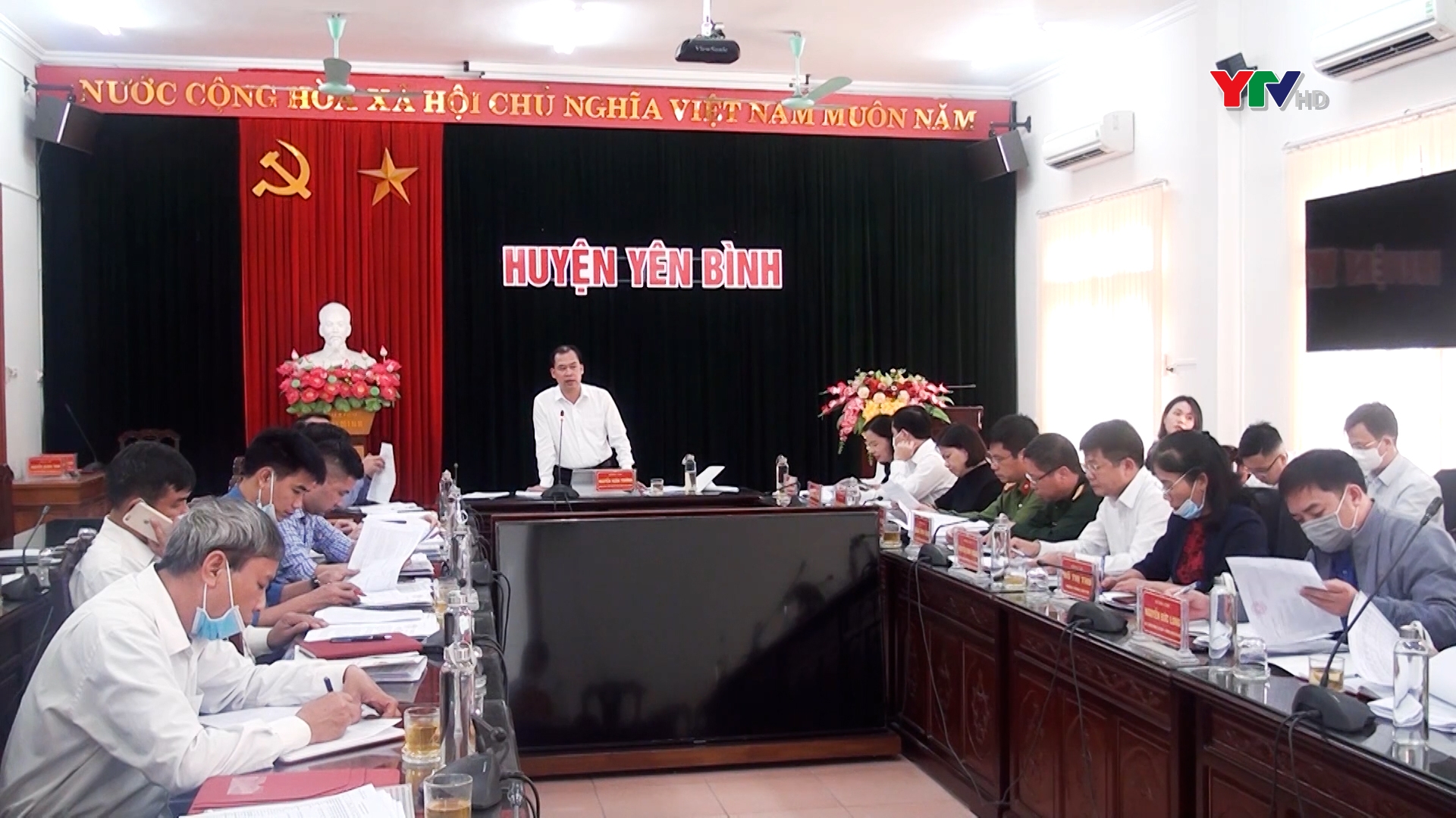 UBND huyện Yên Bình triển khai nhiệm vụ 2 tháng cuối năm 2021.