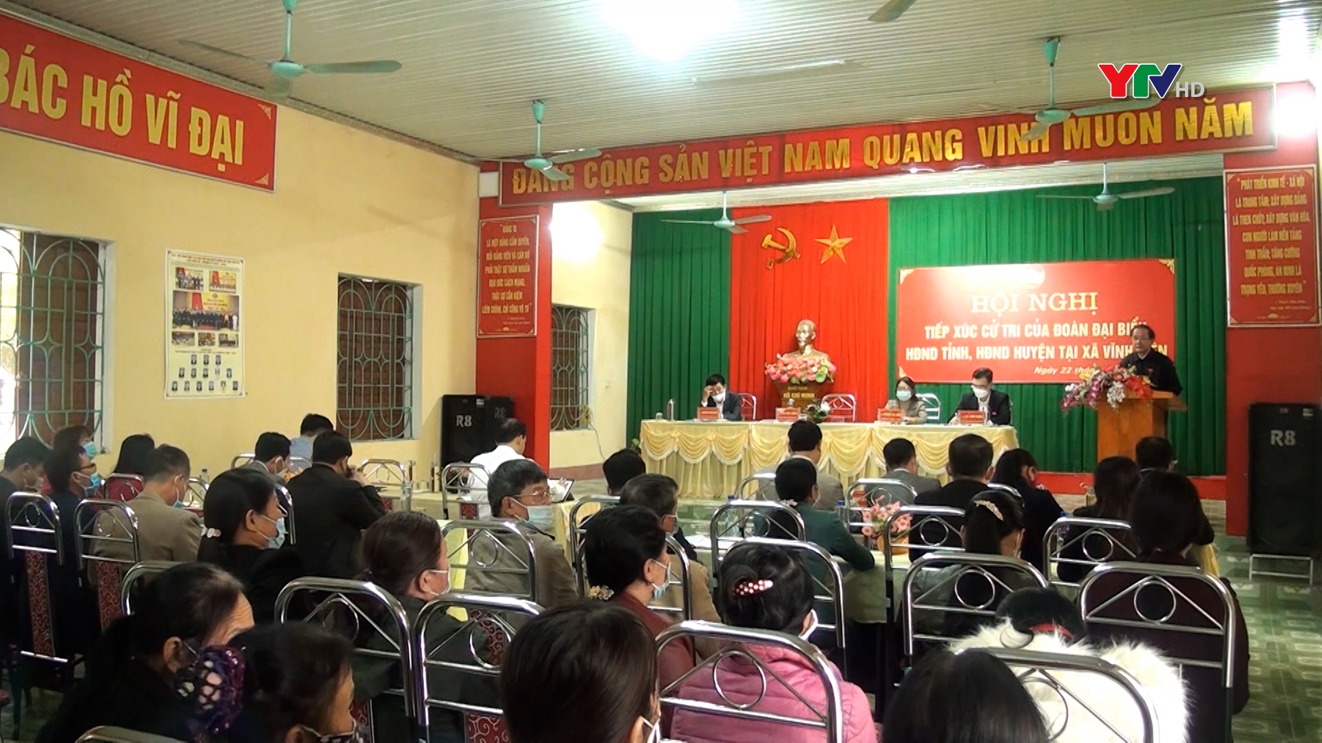 Đồng chí Tạ Văn Long - Phó BTTT Tỉnh ủy - Chủ tịch HĐND tỉnh tiếp xúc cử tri huyện Yên Bình