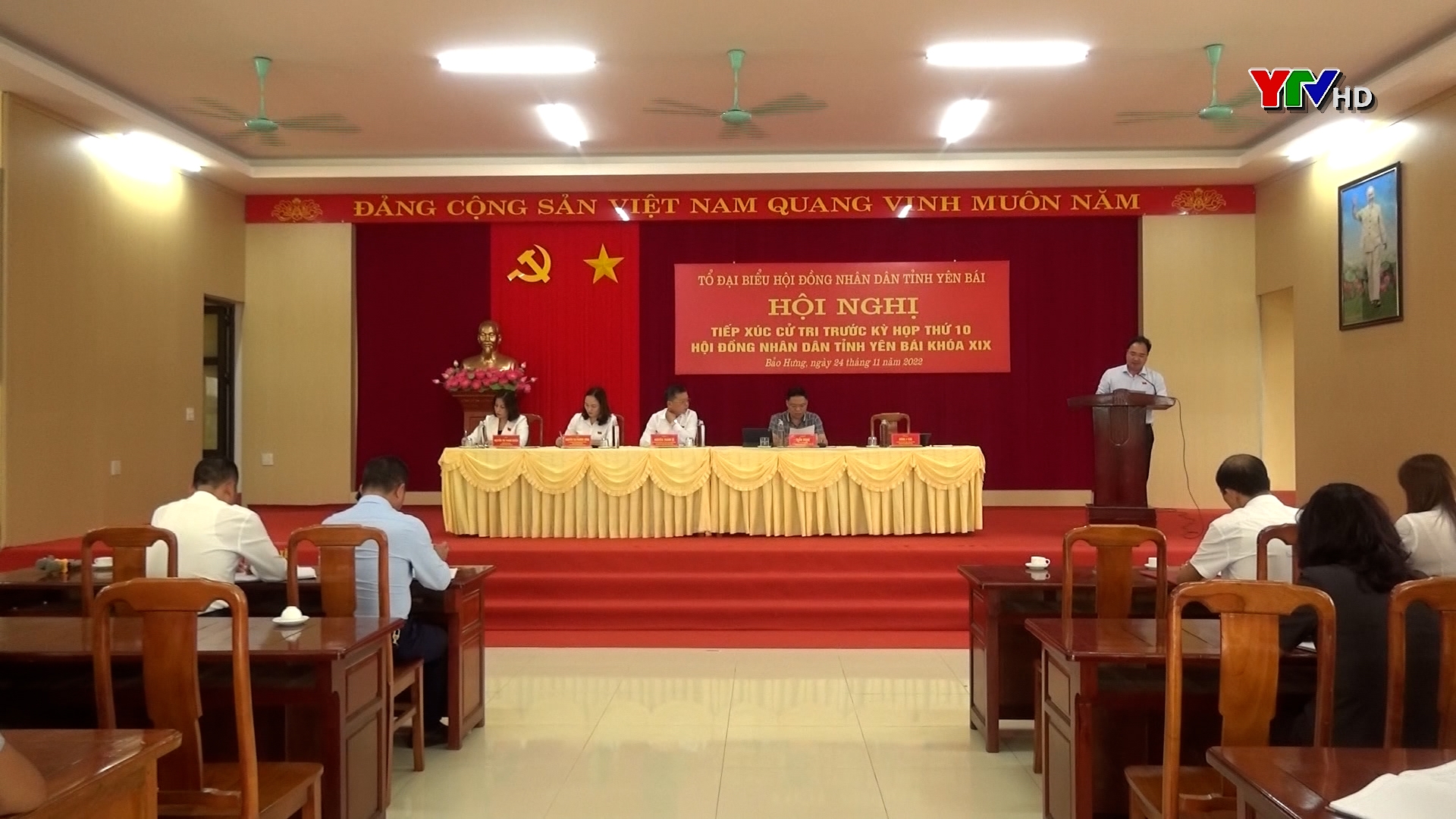 Tổ đại biểu HĐND 3 cấp tiếp xúc cử tri xã Bảo Hưng và Minh Quân, huyện Trấn Yên