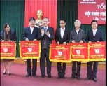 Phòng GD-ĐT TP Yên Bái và trường THPT Lý Thường Kiệt giành giải nhất toàn đoàn tại hội khỏe Phù Đổng