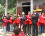 Bàn giao nhà chữ thập đỏ tại huyện Trấn Yên