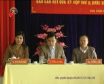 Đoàn đại biểu quốc hội tỉnh Yên Bái khóa 13 tiếp xúc cử tri huyện Văn Chấn