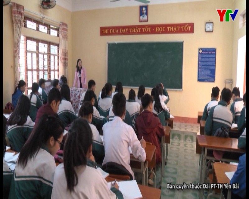 Các trường THPT huyện Văn Yên đổi mới phương pháp ôn tập cho học sinh lớp 12