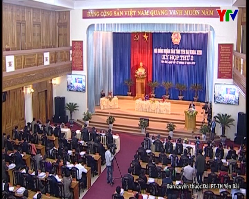 Bế mạc kỳ họp thứ 3 - Hội đồng nhân dân tỉnh Yên Bái khóa XVIII